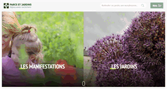 Desktop Screenshot of jardins-de-france.com